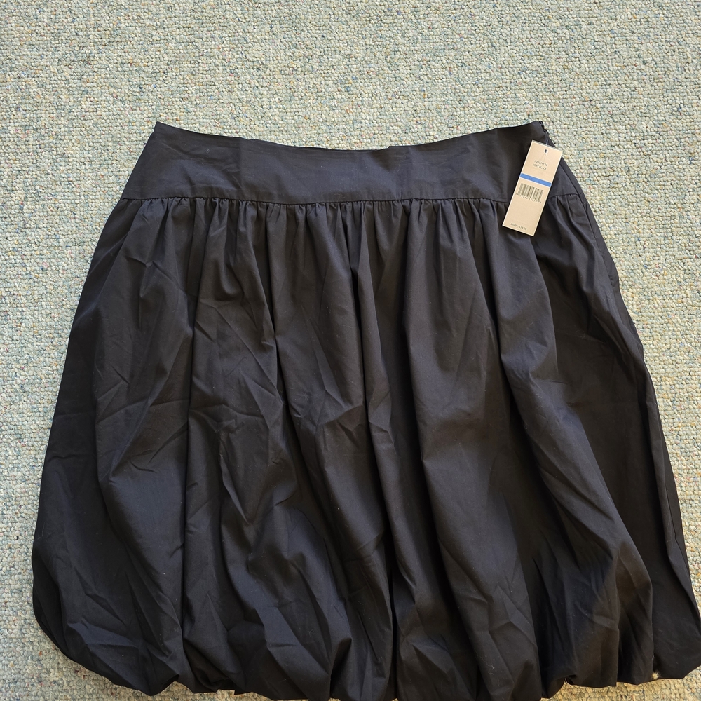 Nanette Lepore Black A-Line Skirt